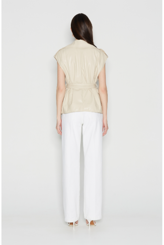 Soft Escape Eco-Leather Vest